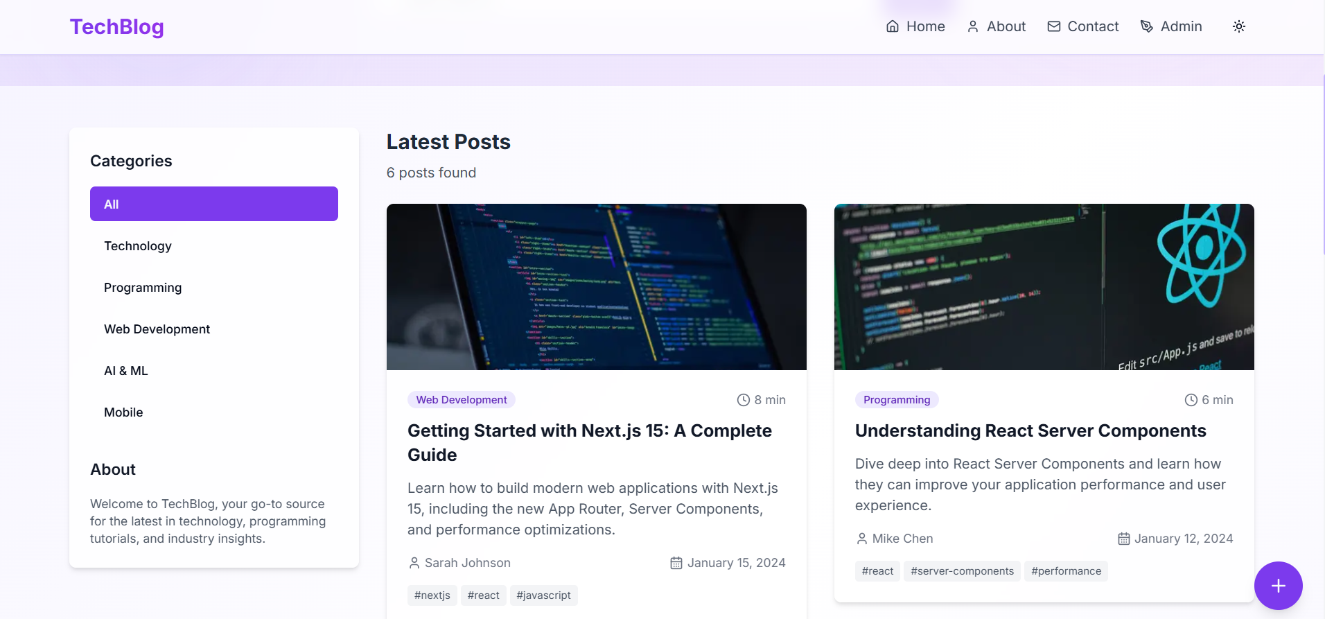Blog Website