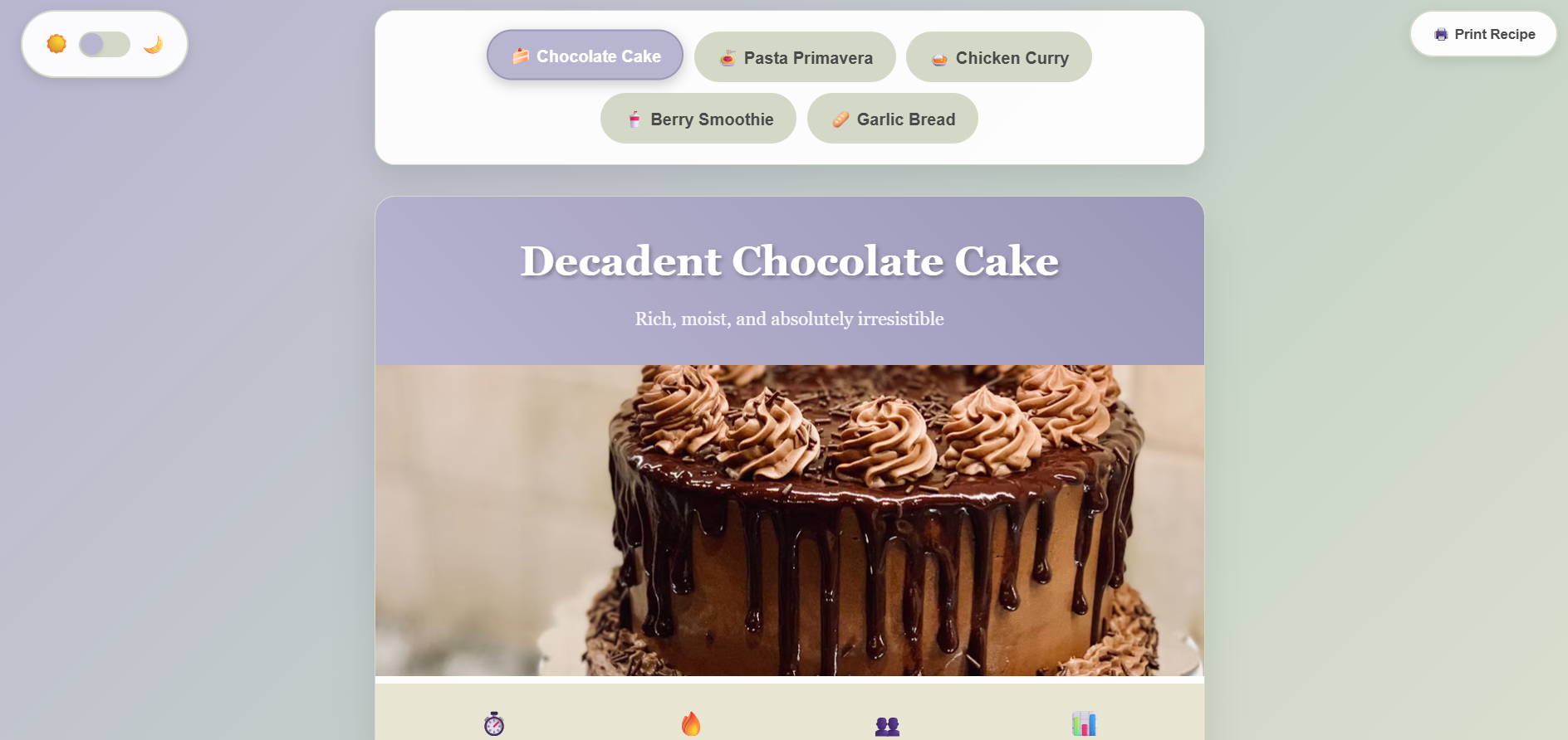 Recipe Website