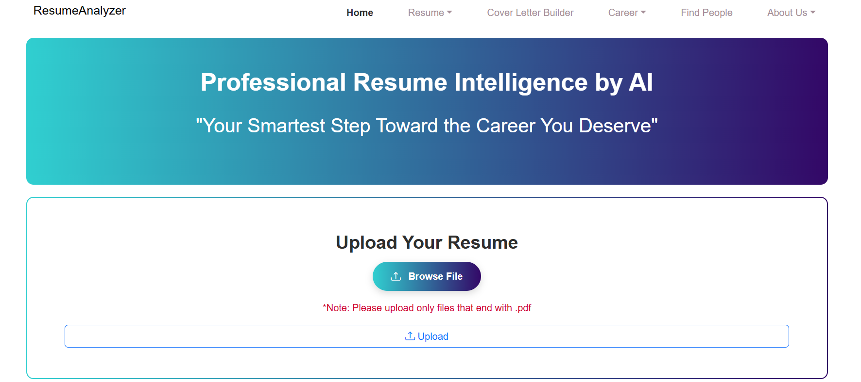 Resume Analyzer