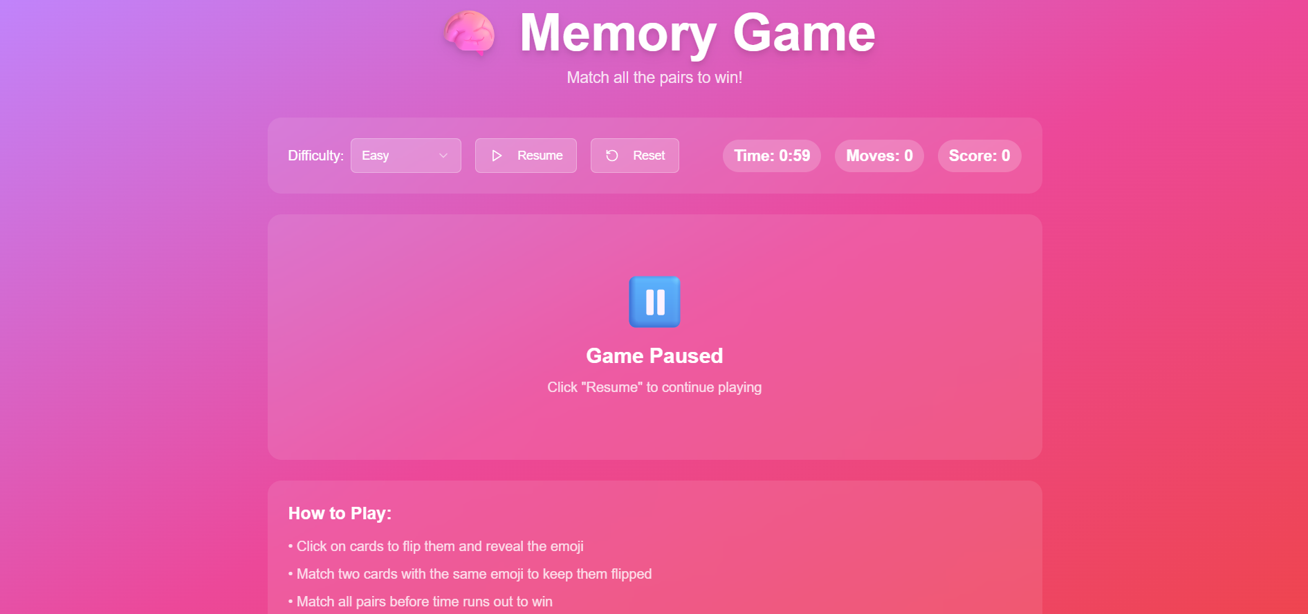 Memory Game