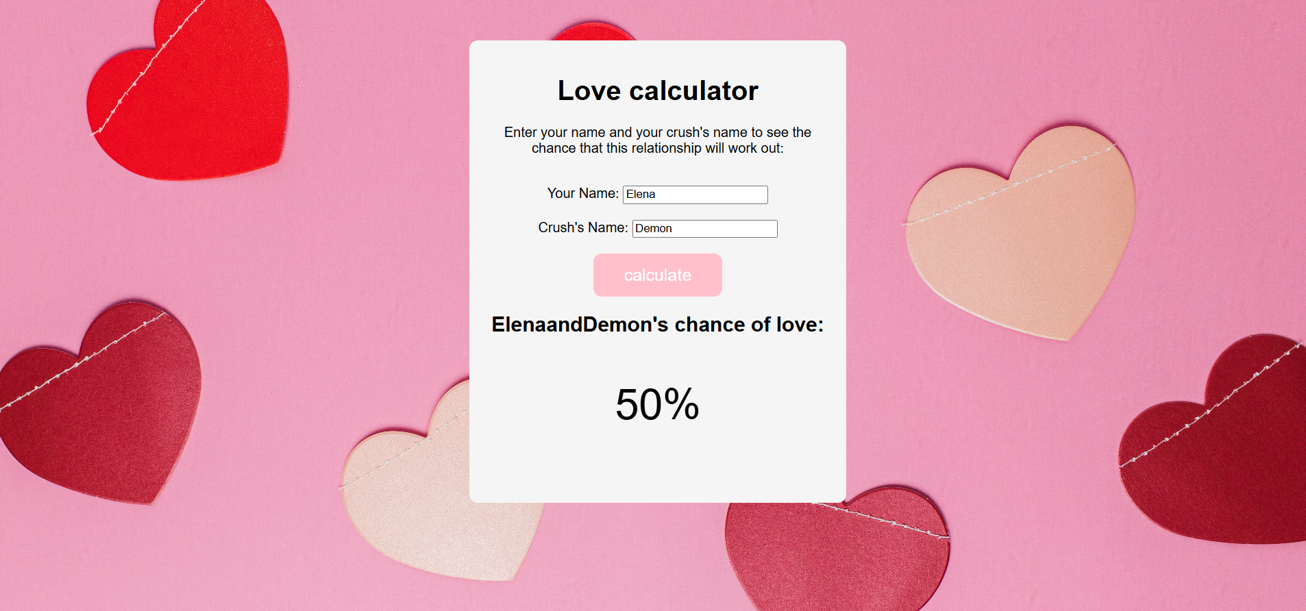 Love Calculator