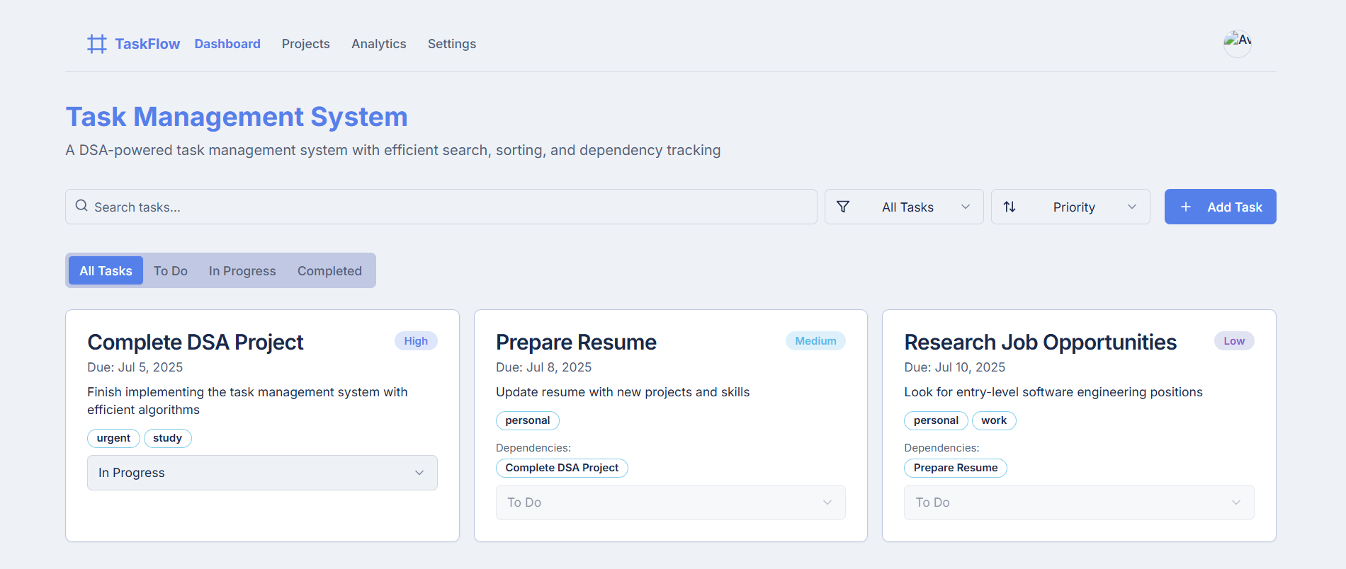 Task Management
